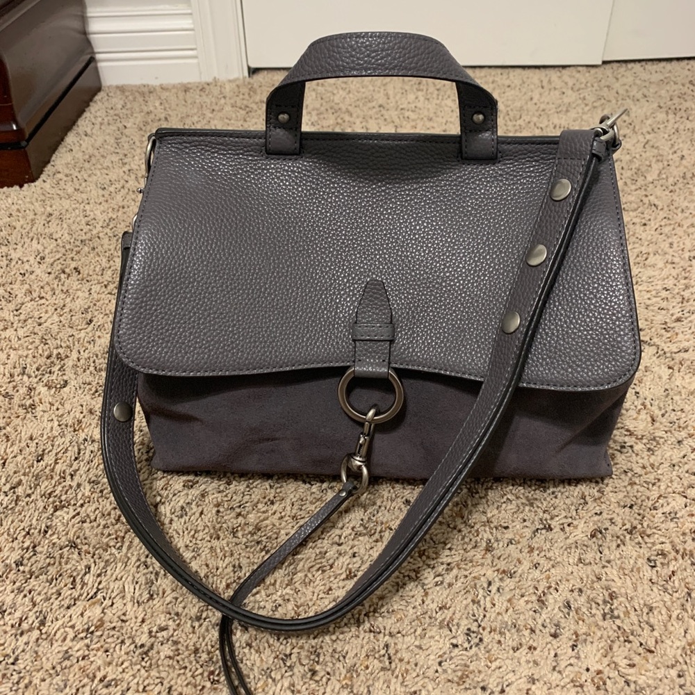 Rebecca Minkoff Suede Gray Purse